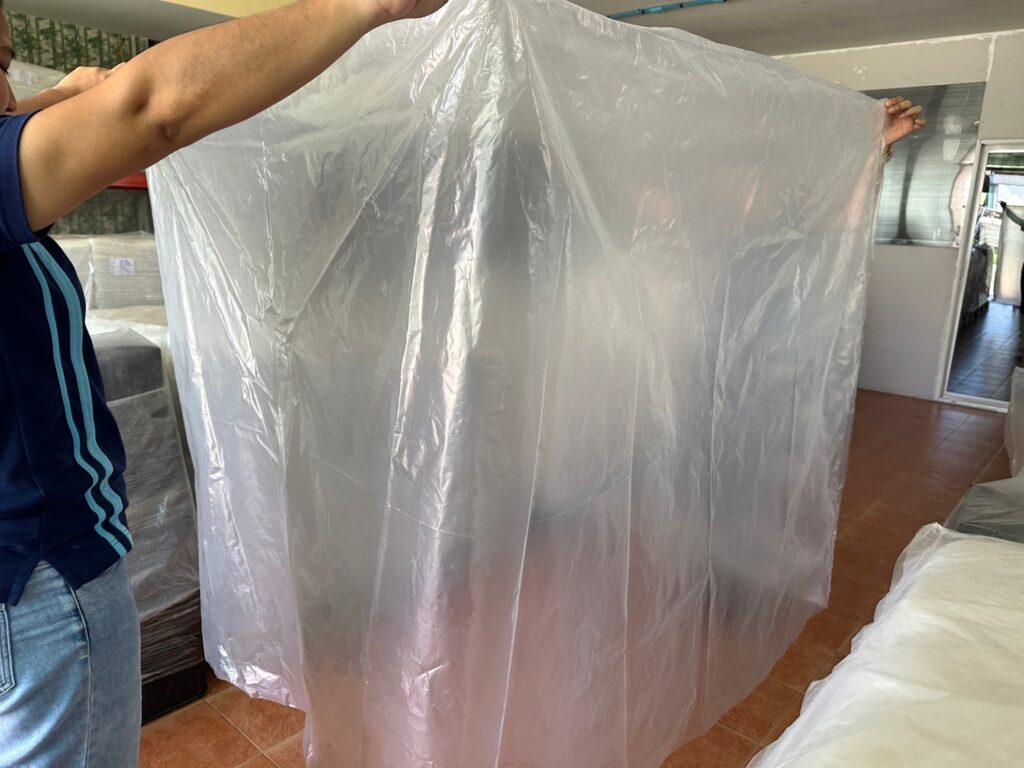 ถุงมุ้งพลาสติก LDPE สำหรับคลุมสินค้า