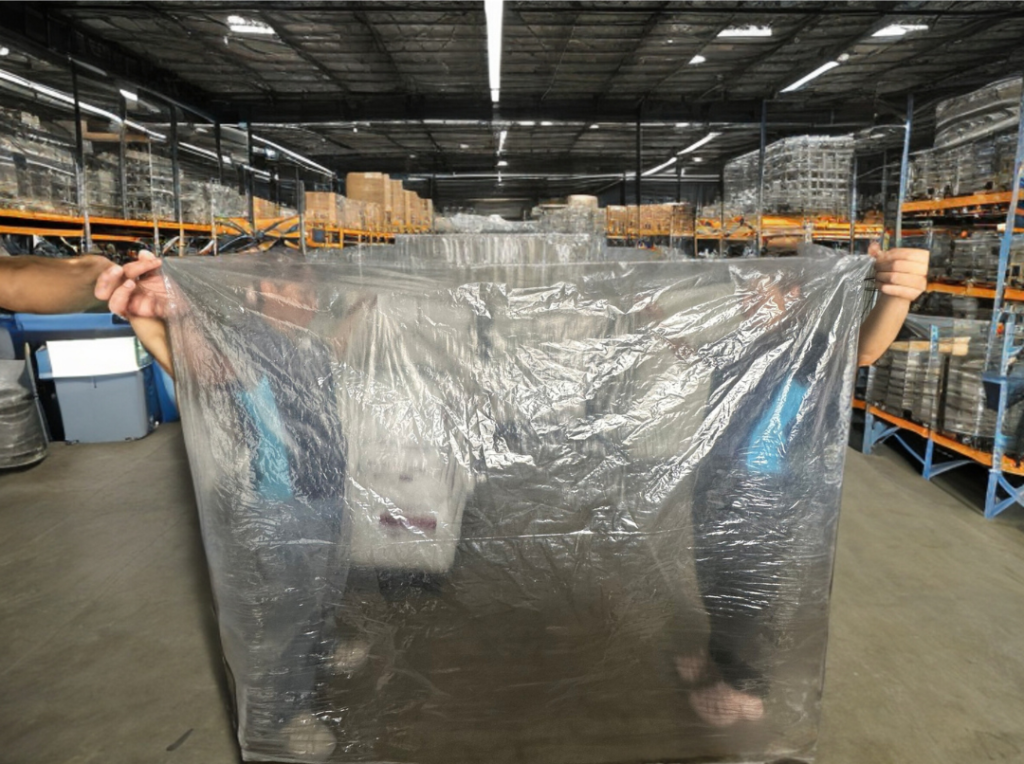 ถุงมุ้งพลาสติก  LDPE สำหรับคลุมสินค้า